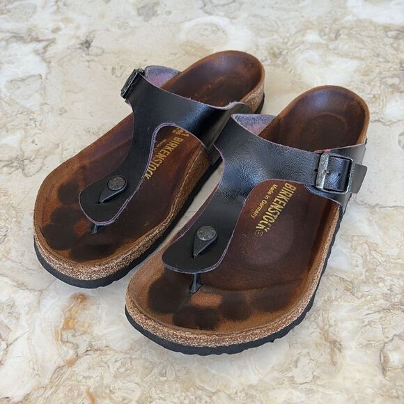 Birkenstock Gizeh Birko-Flor - Black - Picture 3 of 13